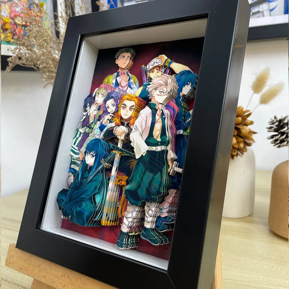 Demon Slayer 3D Shadow Box Design C