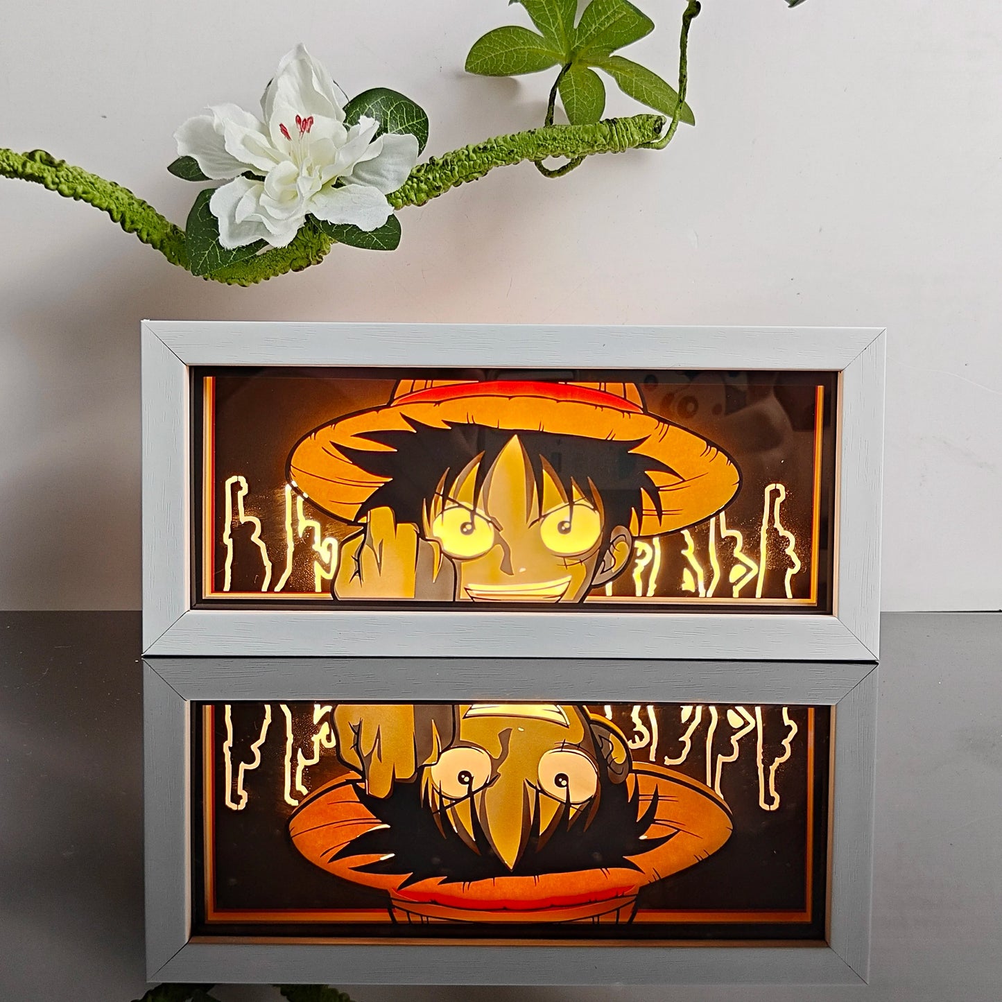 Monkey D. Luffy LED Light Box | 3D Anime Night Light – One Piece Gift UK