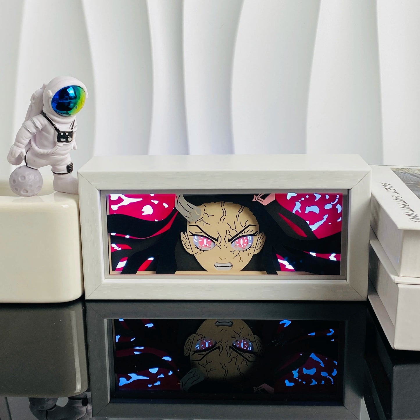 Nezuko Kamado LED Light Box | 3D Anime Night Light – Demon Slayer Gift UK