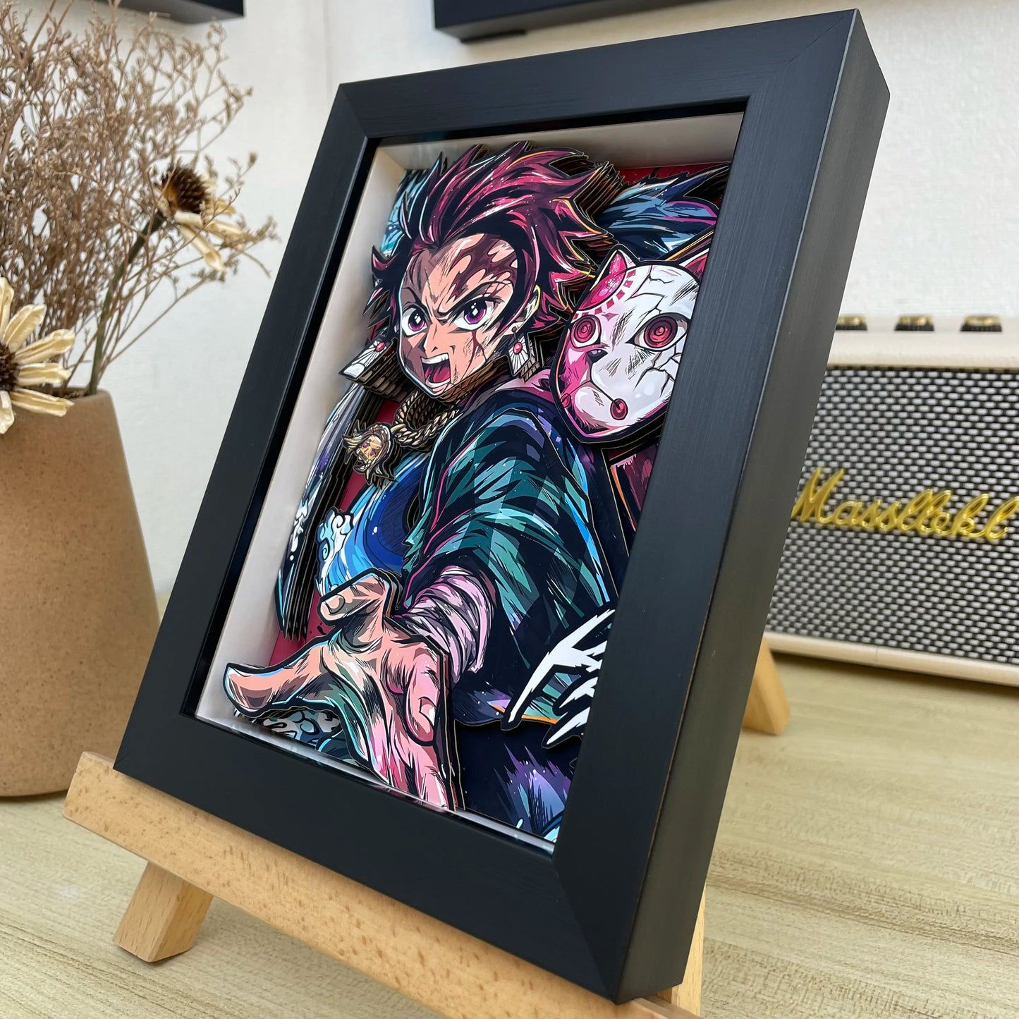 Demon Slayer 3D Shadow Box Design J