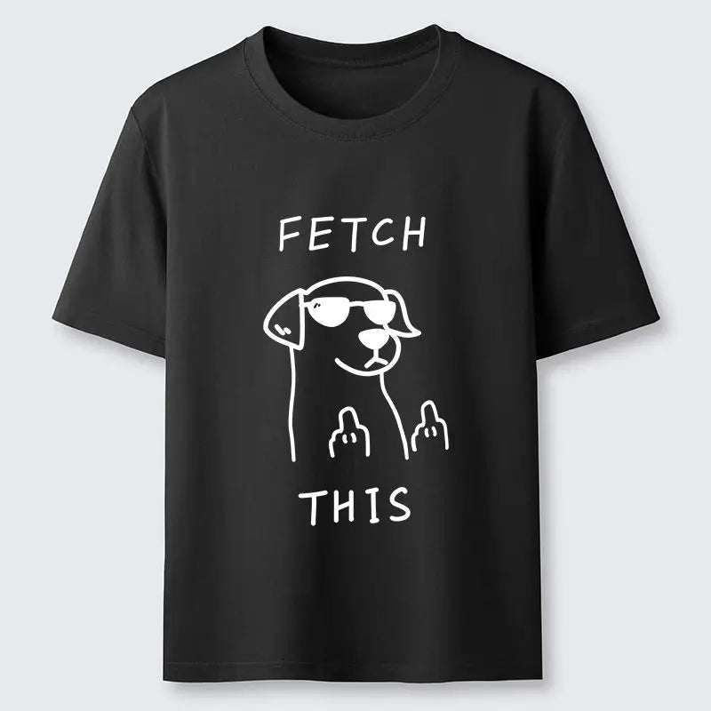 Grab This Sunglasses Dog T-Shirt - Front