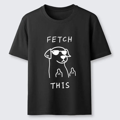 Grab This Sunglasses Dog T-Shirt - Front