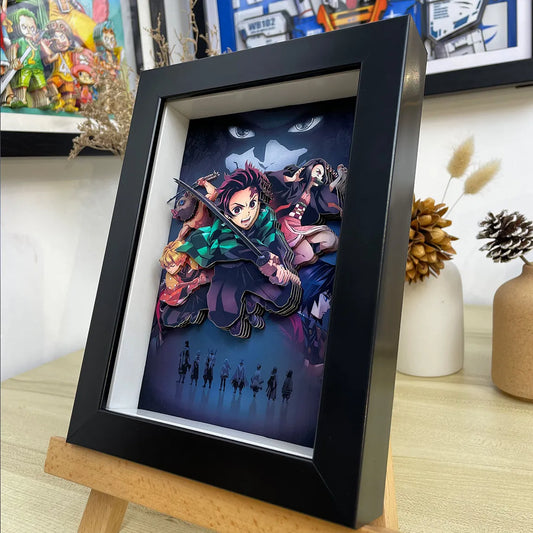 Demon Slayer 3D Shadow Box Design E