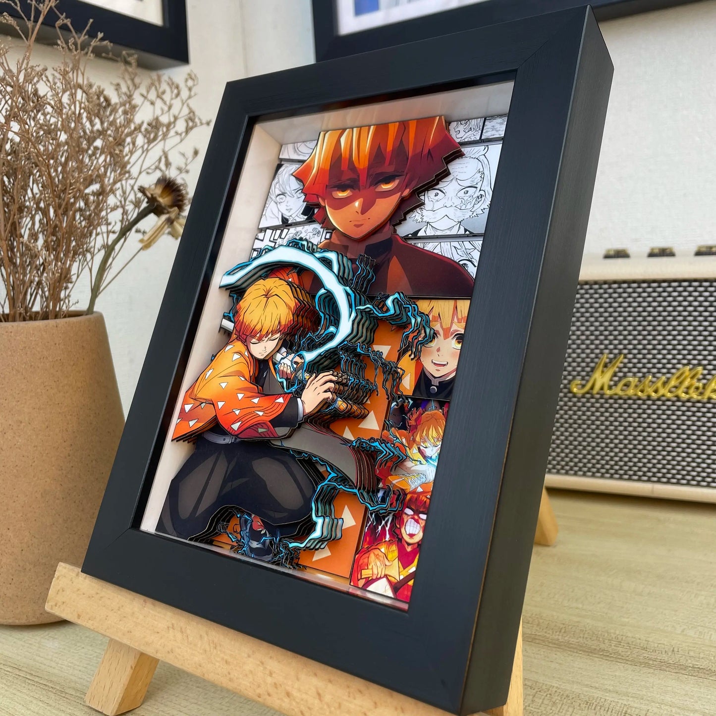 Demon Slayer 3D Shadow Box Design M