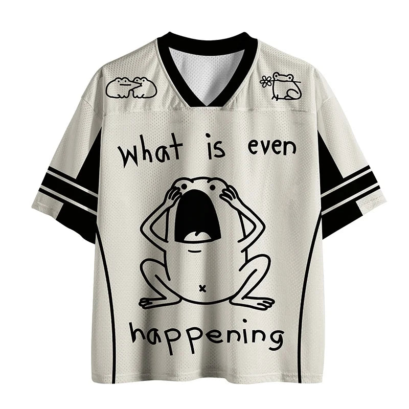 What Is Even Happening Frog Jersey - Front