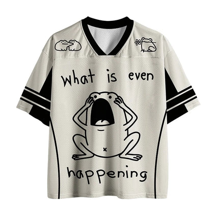 What Is Even Happening Frog Jersey - Front