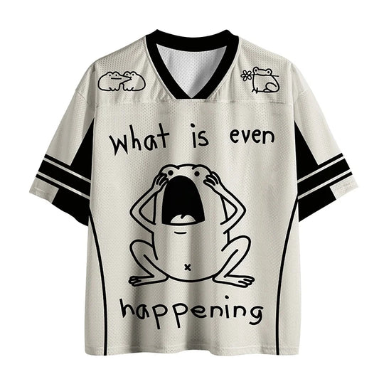 What Is Even Happening Frog Jersey - Front