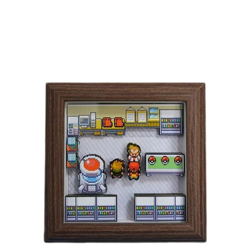 Pokemon Pixel Art 3D Shadow Box Design 1