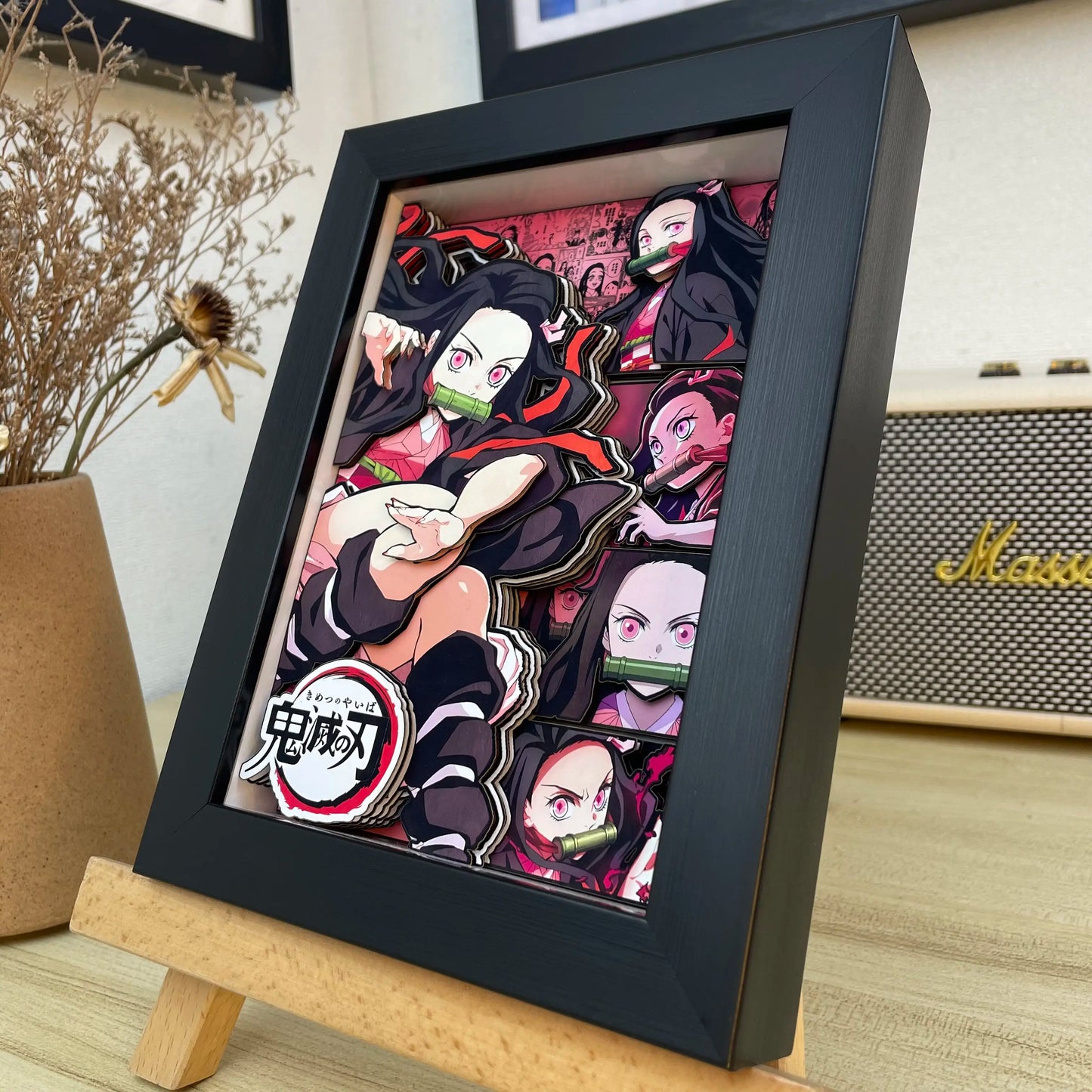 Demon Slayer 3D Shadow Box Design P