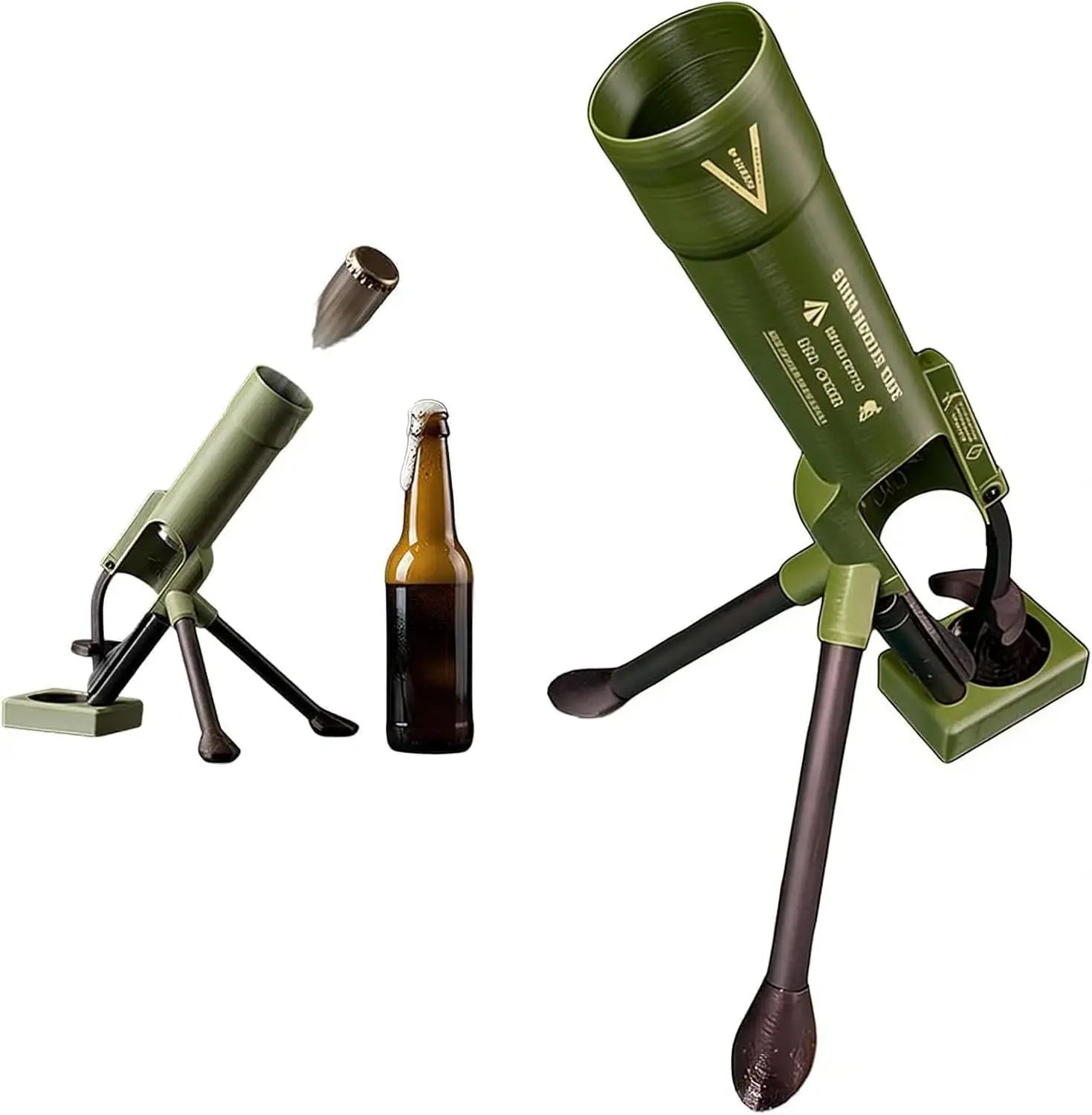 Beer Bottle Mortar Opener - Detail
