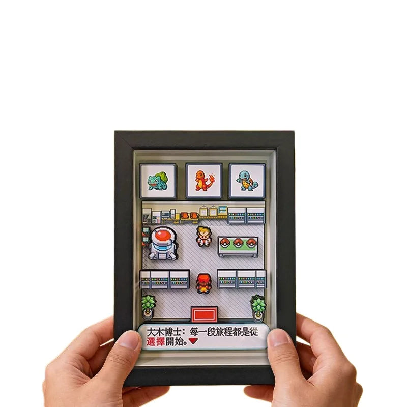 Pokemon Pixel Art 3D Shadow Box Design 2