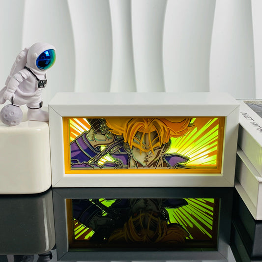 Future Trunks LED Light Box | 3D Anime Night Light – Dragon Ball Z Gift UK