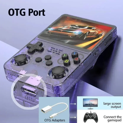 R36S Retro Handheld Game Console | 15,000+ Games, 3.5" IPS Screen – Viral TikTok Gaming Gift