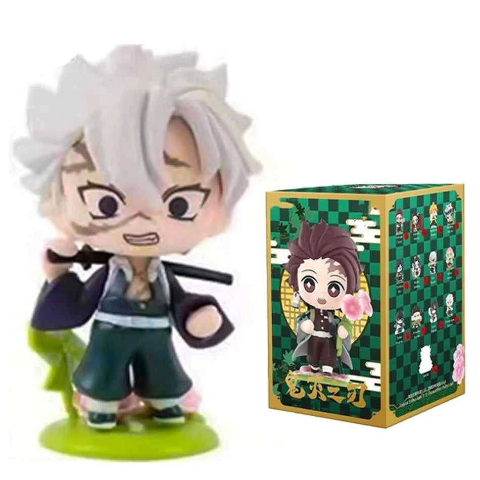Demon Slayer Blind Box Figure | 10cm PVC Anime Character – Kimetsu no Yaiba Gift