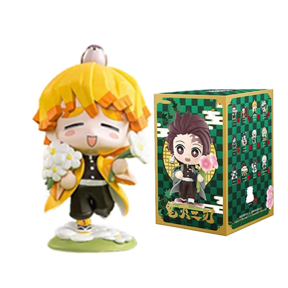 Demon Slayer Blind Box Figure | 10cm PVC Anime Character – Kimetsu no Yaiba Gift