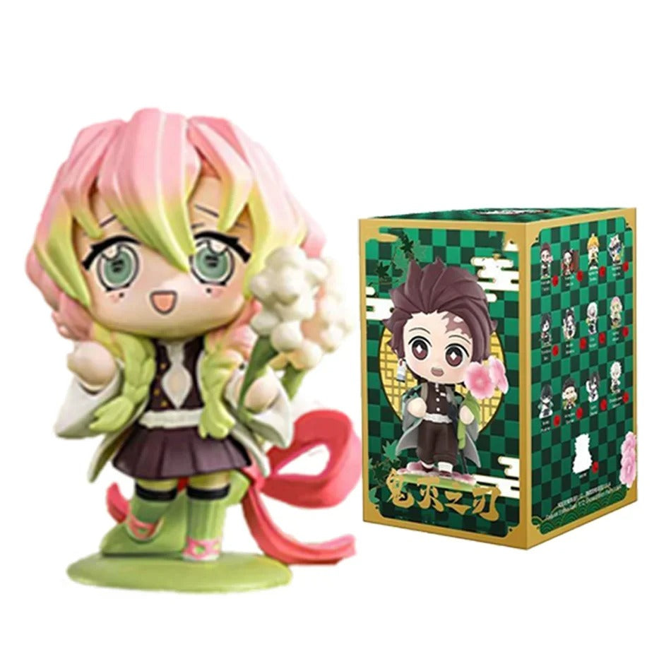 Demon Slayer Blind Box Figure | 10cm PVC Anime Character – Kimetsu no Yaiba Gift