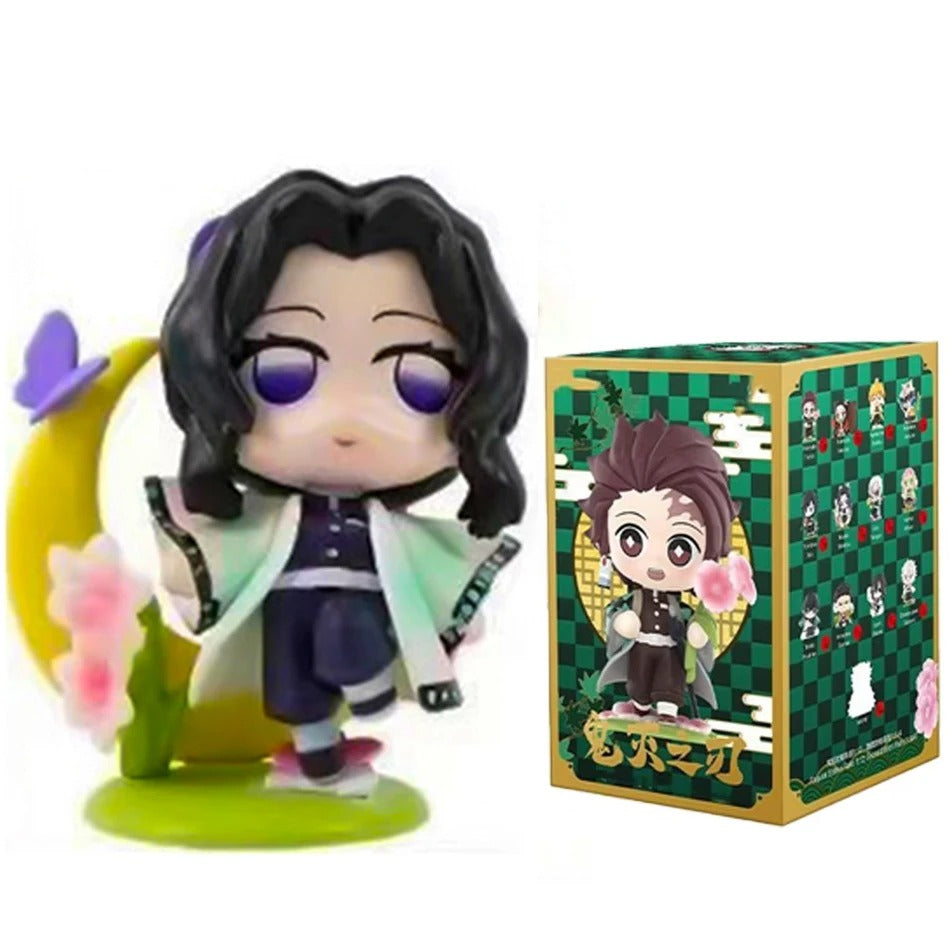Demon Slayer Blind Box Figure | 10cm PVC Anime Character – Kimetsu no Yaiba Gift